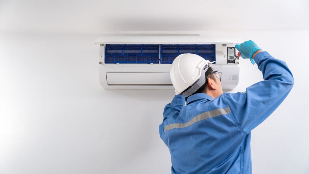 Frozen AC coil repair in Sharjah